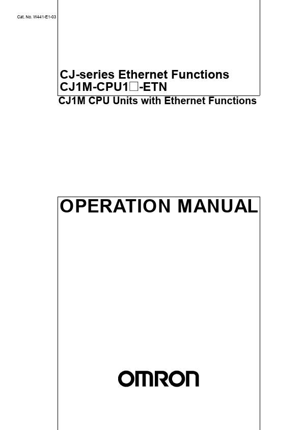 CJ1M-CPU11-ETN