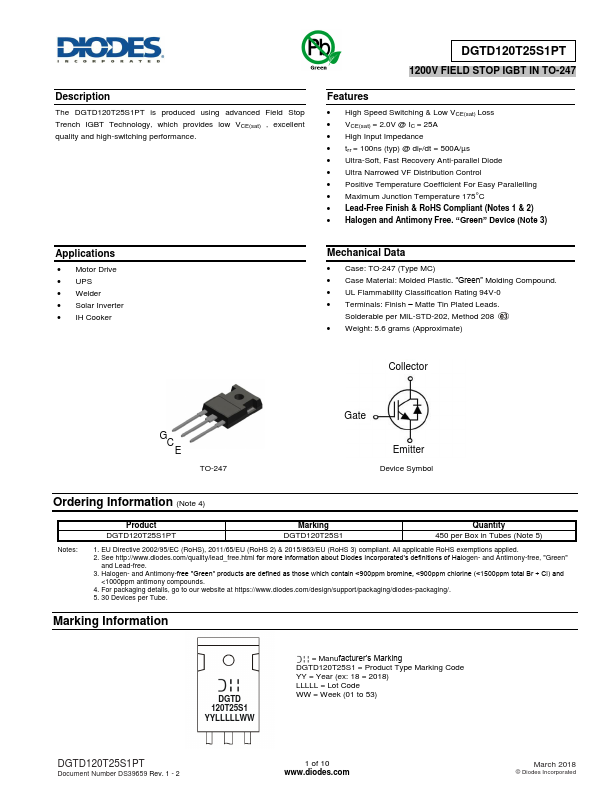 DGTD120T25S1PT