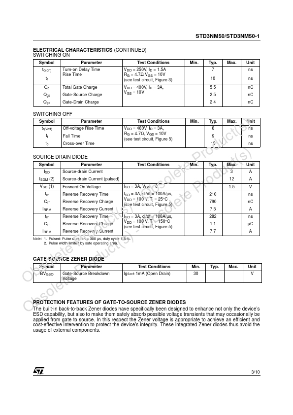 STD3NM50-1