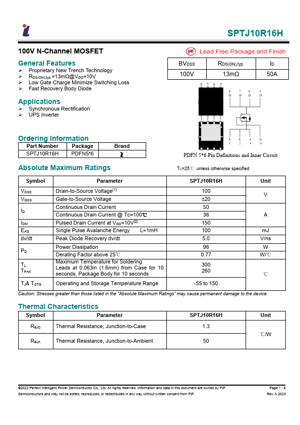SPTJ10R16H Datasheet Preview