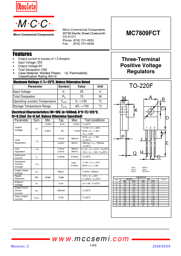 MC7809FCT