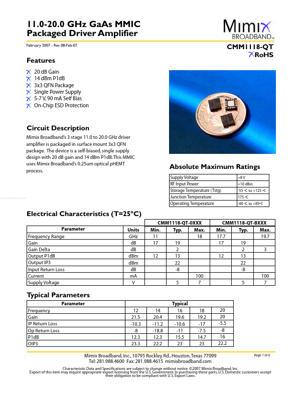 CMM1118-QT