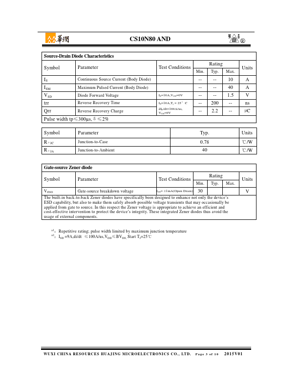 CS10N80AND