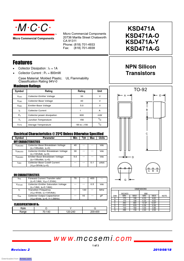 KSD471A-Y