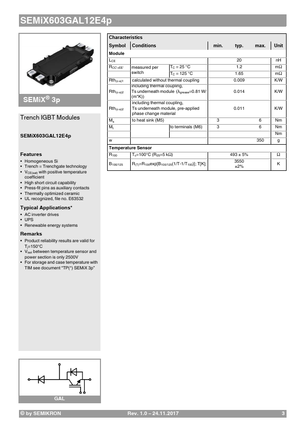 SEMiX603GAL12E4p