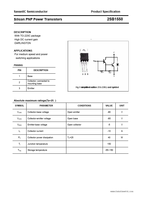 2SB1550