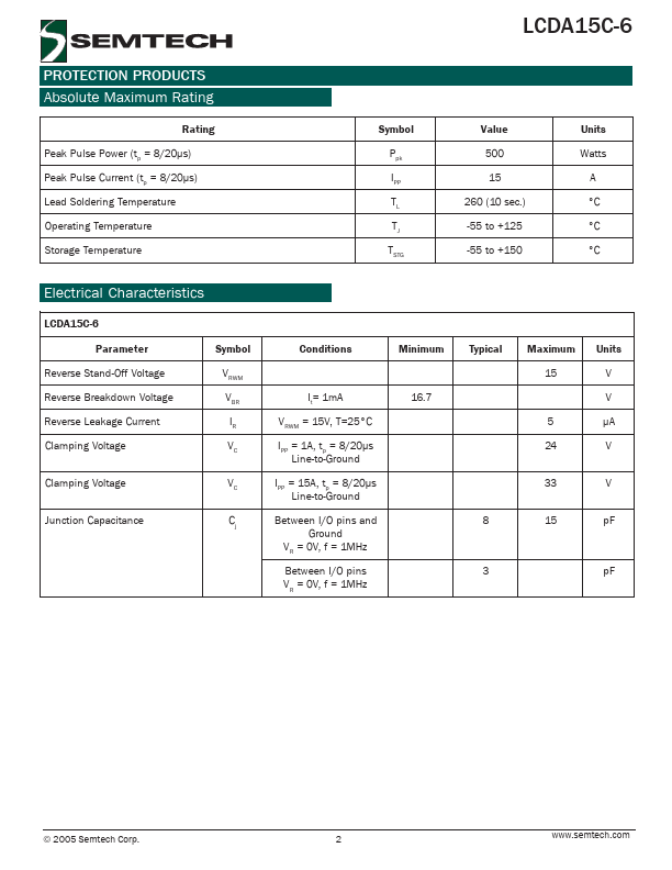 LCDA15C-6