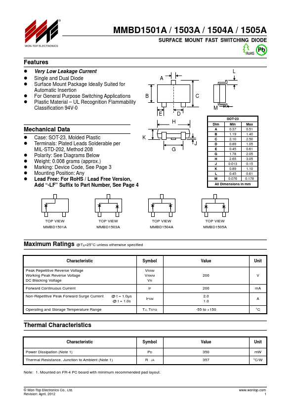 MMBD1505A