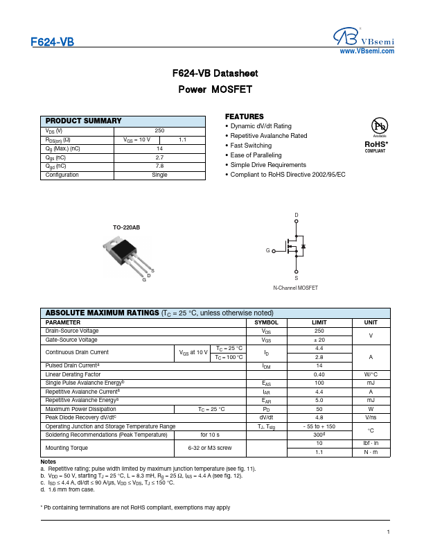 F624 Datasheet Preview