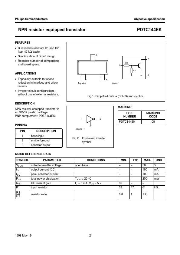 PDTC144EK