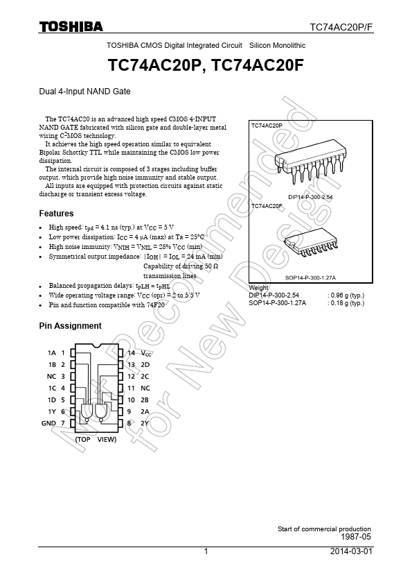 TC74AC20F