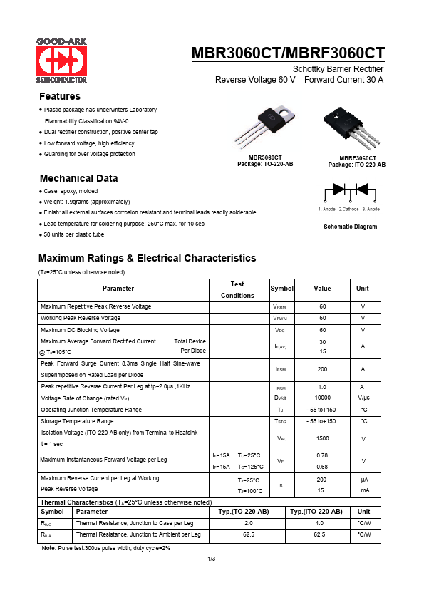 MBRF3060CT