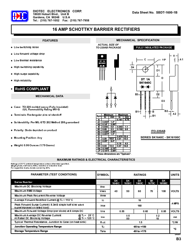 SK1650C