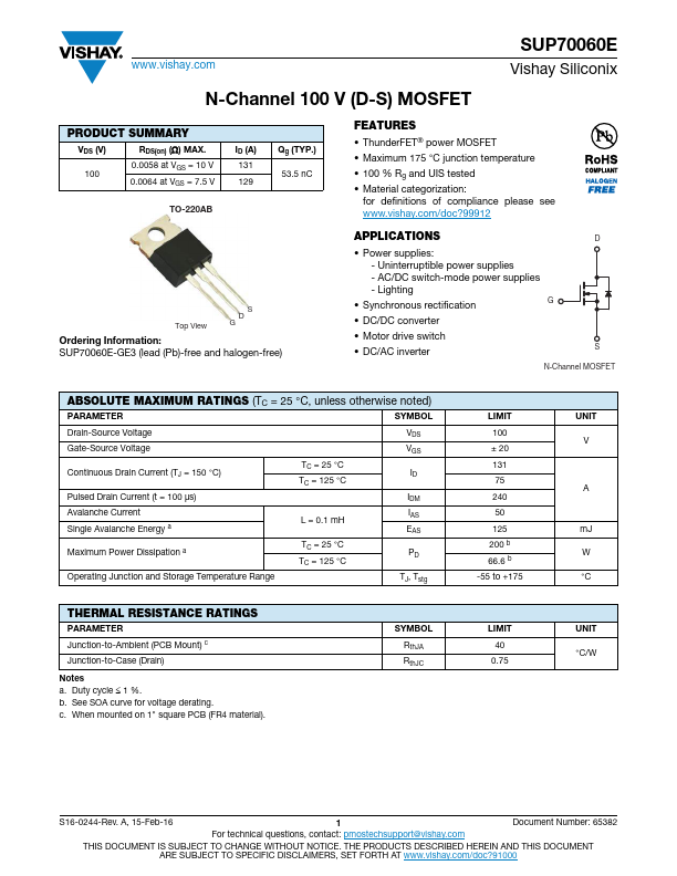 SUP70060E