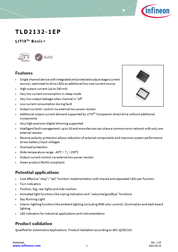 TLD2132-1EP Datasheet Preview