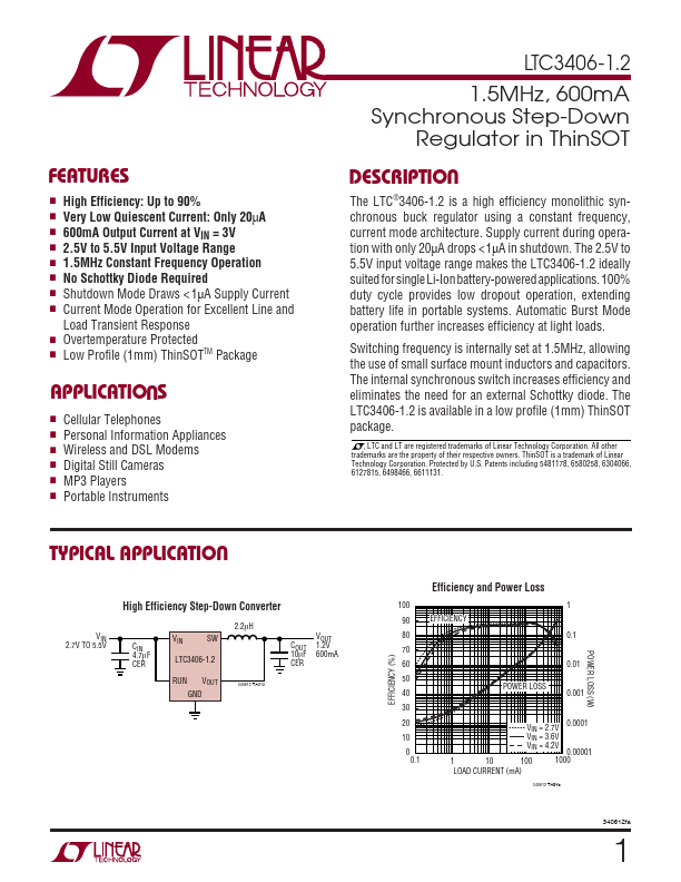 LTC3406-1.2