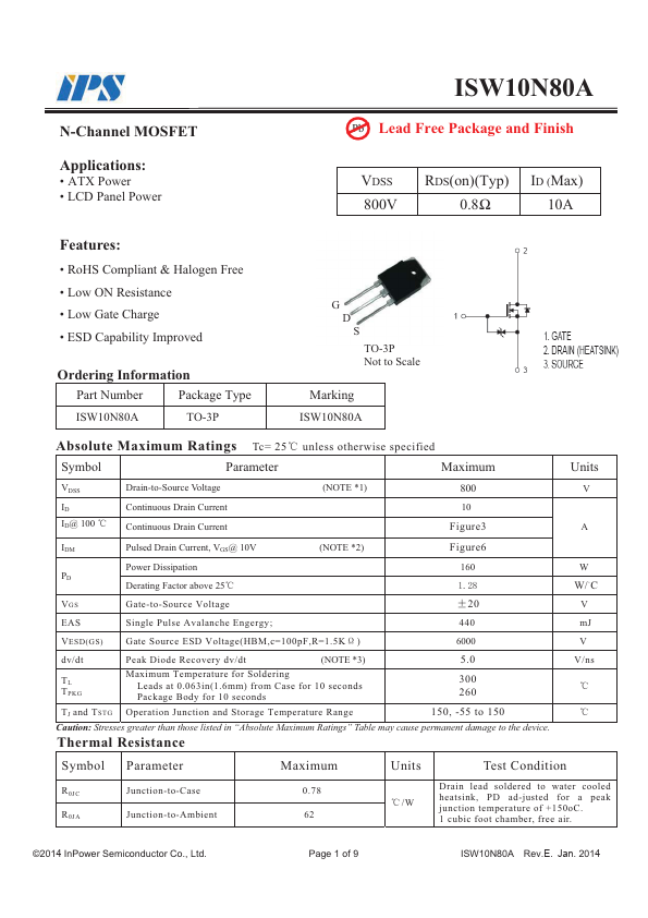 ISW10N80A