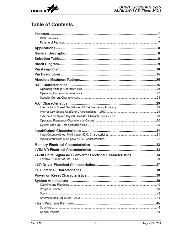 datasheet Preview Page 2