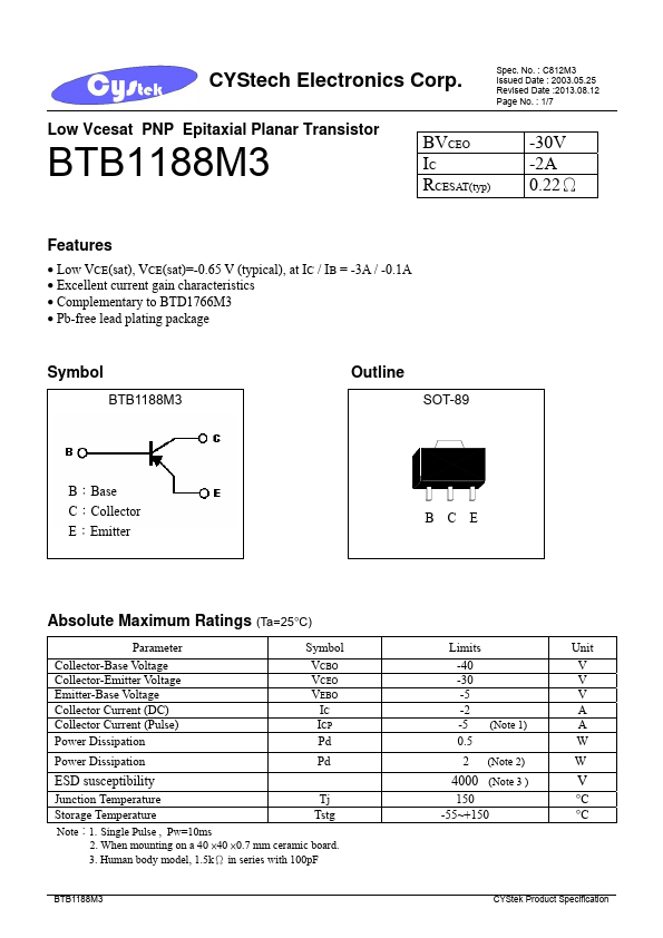 BTB1188M3