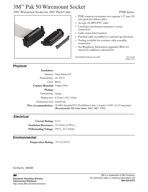 P50E-100S-EA Datasheet Preview