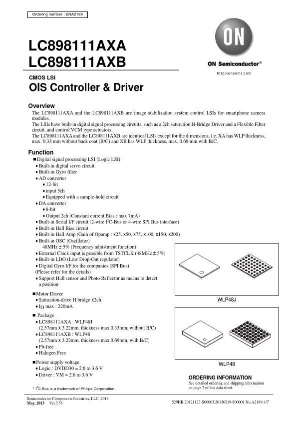 LC898111AXB-MH