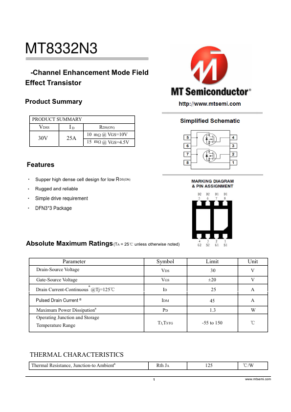 MT8332N3 Datasheet Preview
