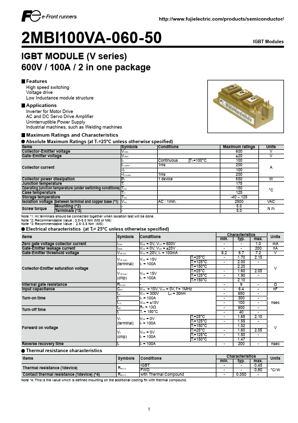 2MBI100VA-060-50