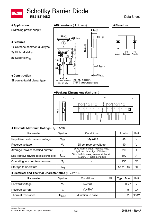 RB218T-40NZ