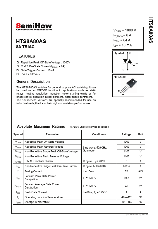 HTS8A80AS