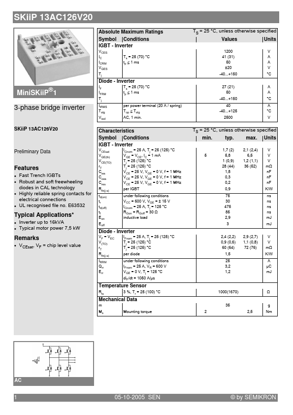 SKiiP13AC126V20