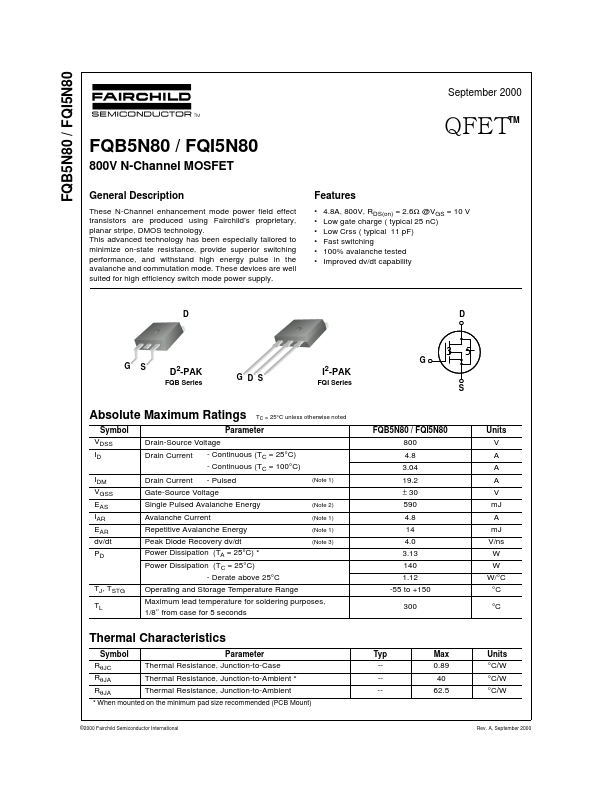 FQI5N80