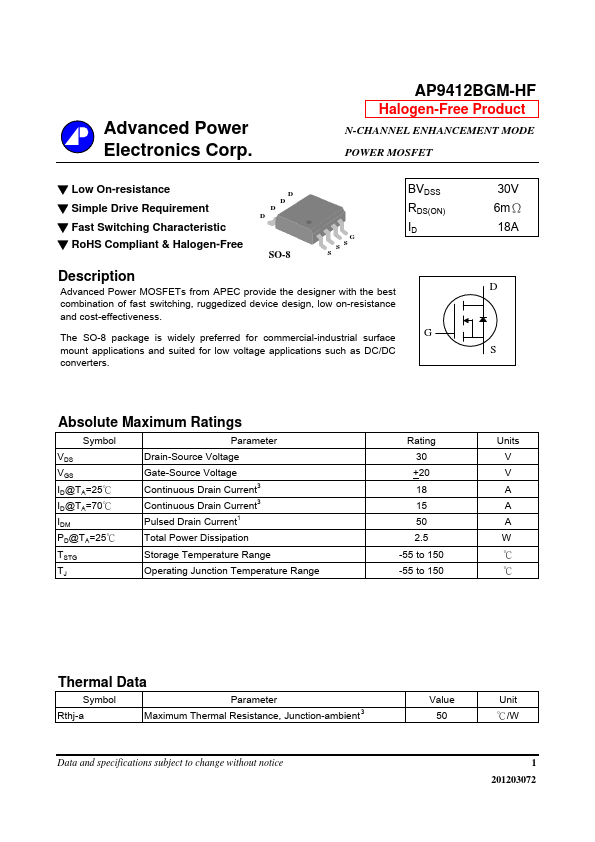 AP9412BGM-HF