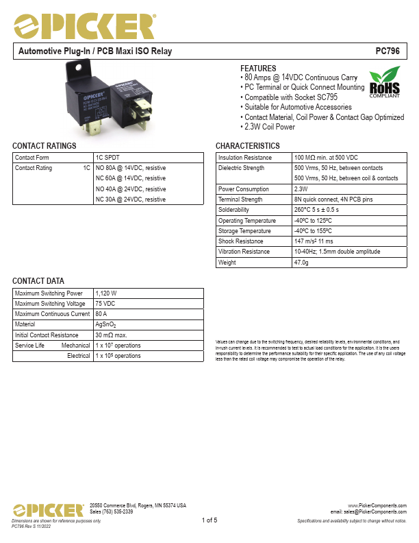 PC796 Datasheet Preview