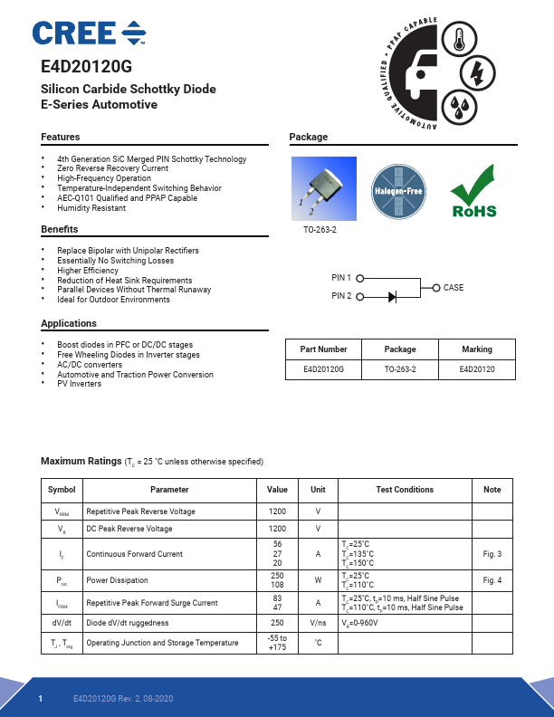 E4D20120G Datasheet Preview
