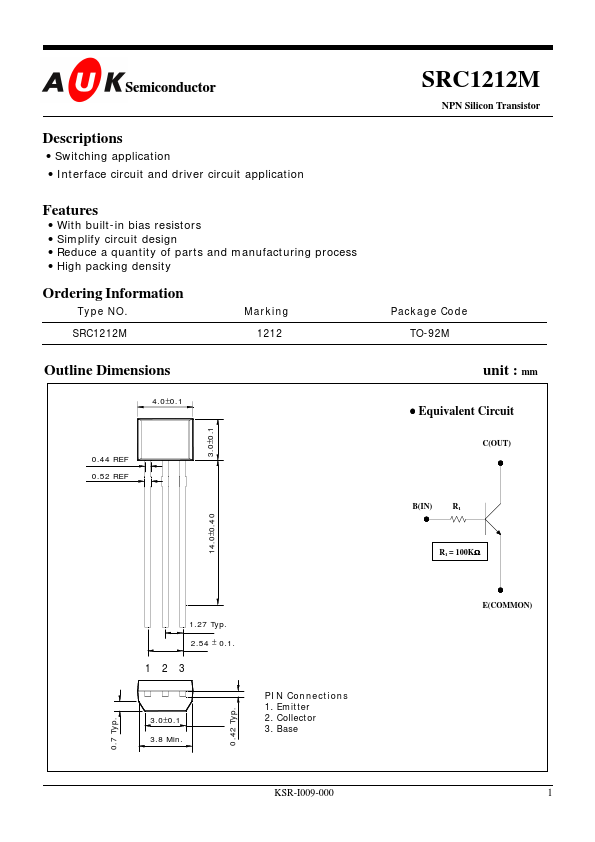 SRC1212M Datasheet Preview