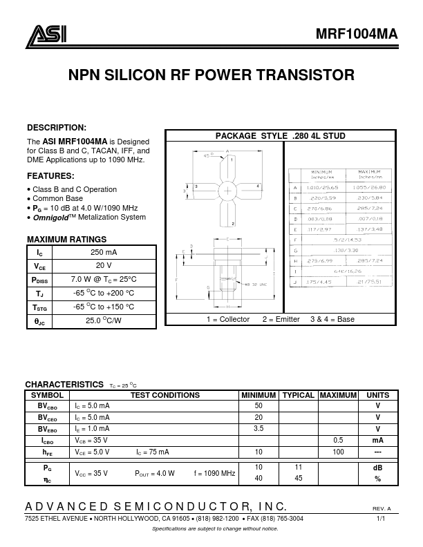 MRF1004MA