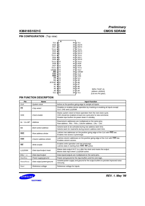 KM416S1021C