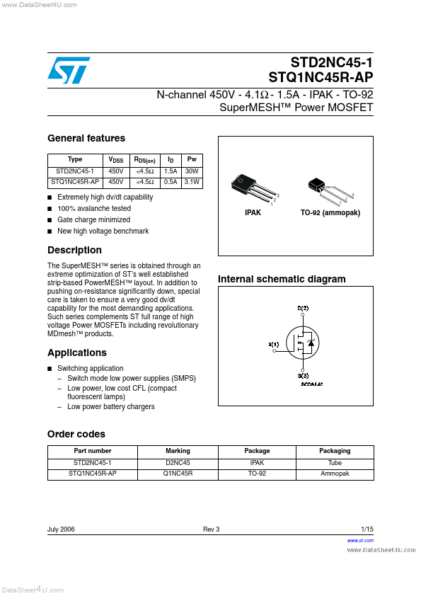 STQ1NC45R-AP