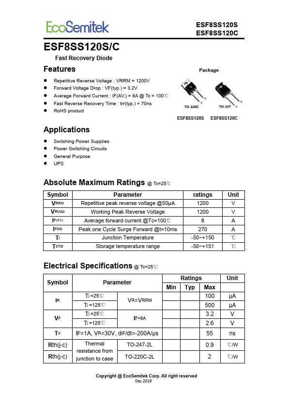 ESF8SS120C