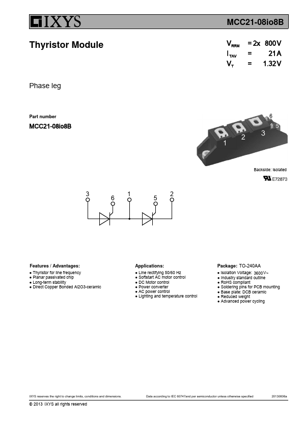 MCC21-08io8B Datasheet Preview