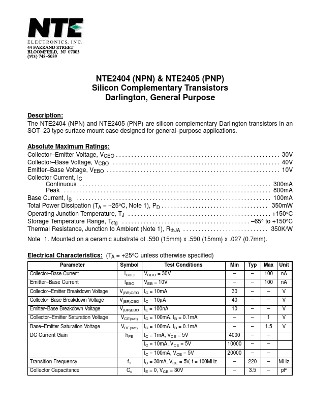 NTE2405