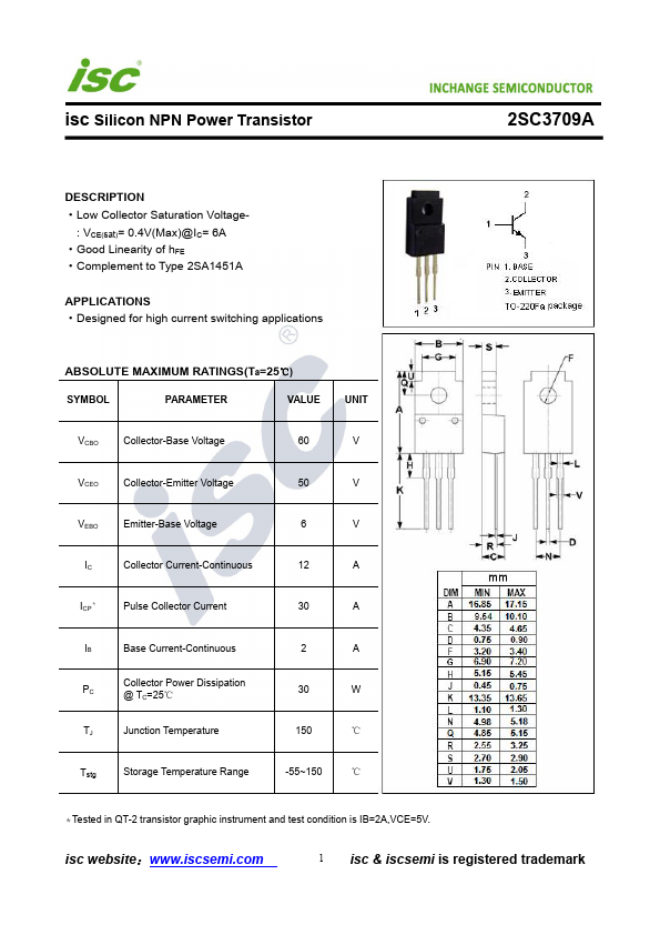 2SC3709A