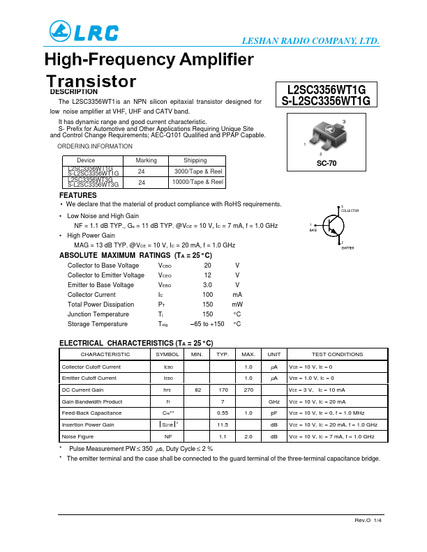 L2SC3356WT3G