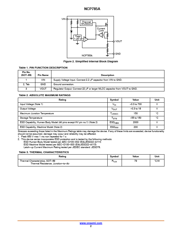 NCP785A