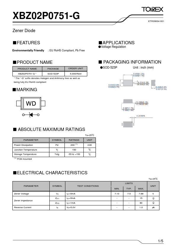 XBZ02P0751-G