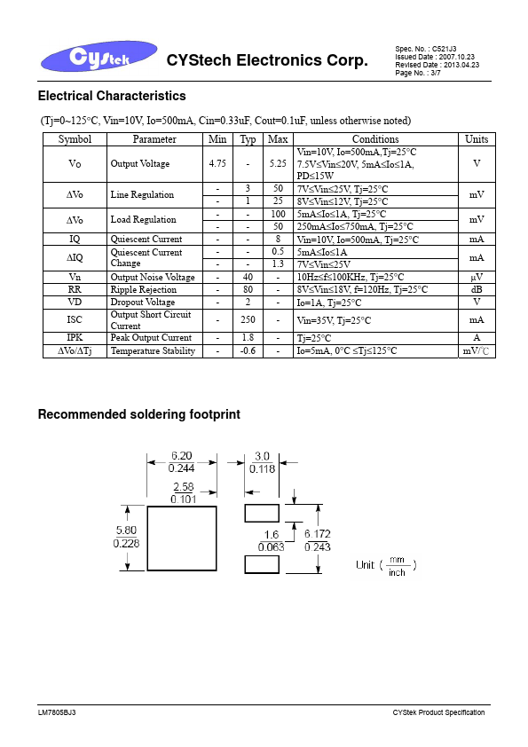 LM7805BJ3