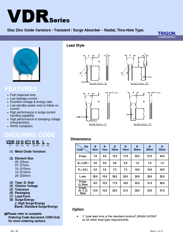 VDR10D180L