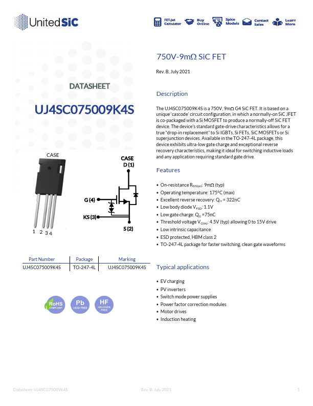 UJ4SC075009K4S Datasheet Preview