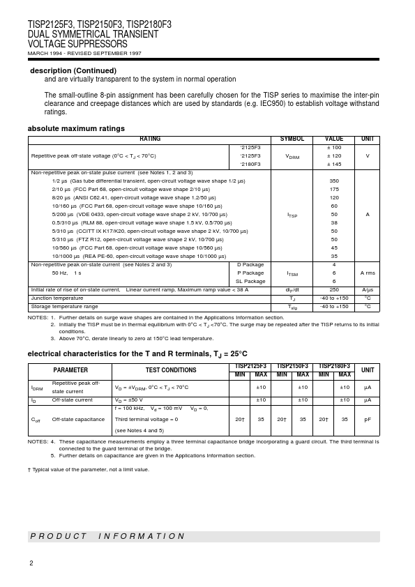 TISP2180F3