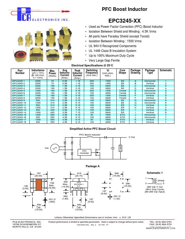 EPC3245-xx